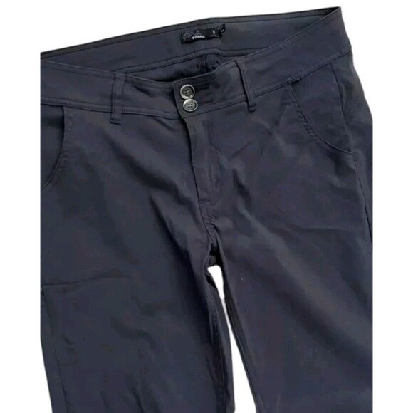 Prana Women's Size 8 Short Inseam Straight Hiking Pants Outdoor Black - Picture 9 of 9